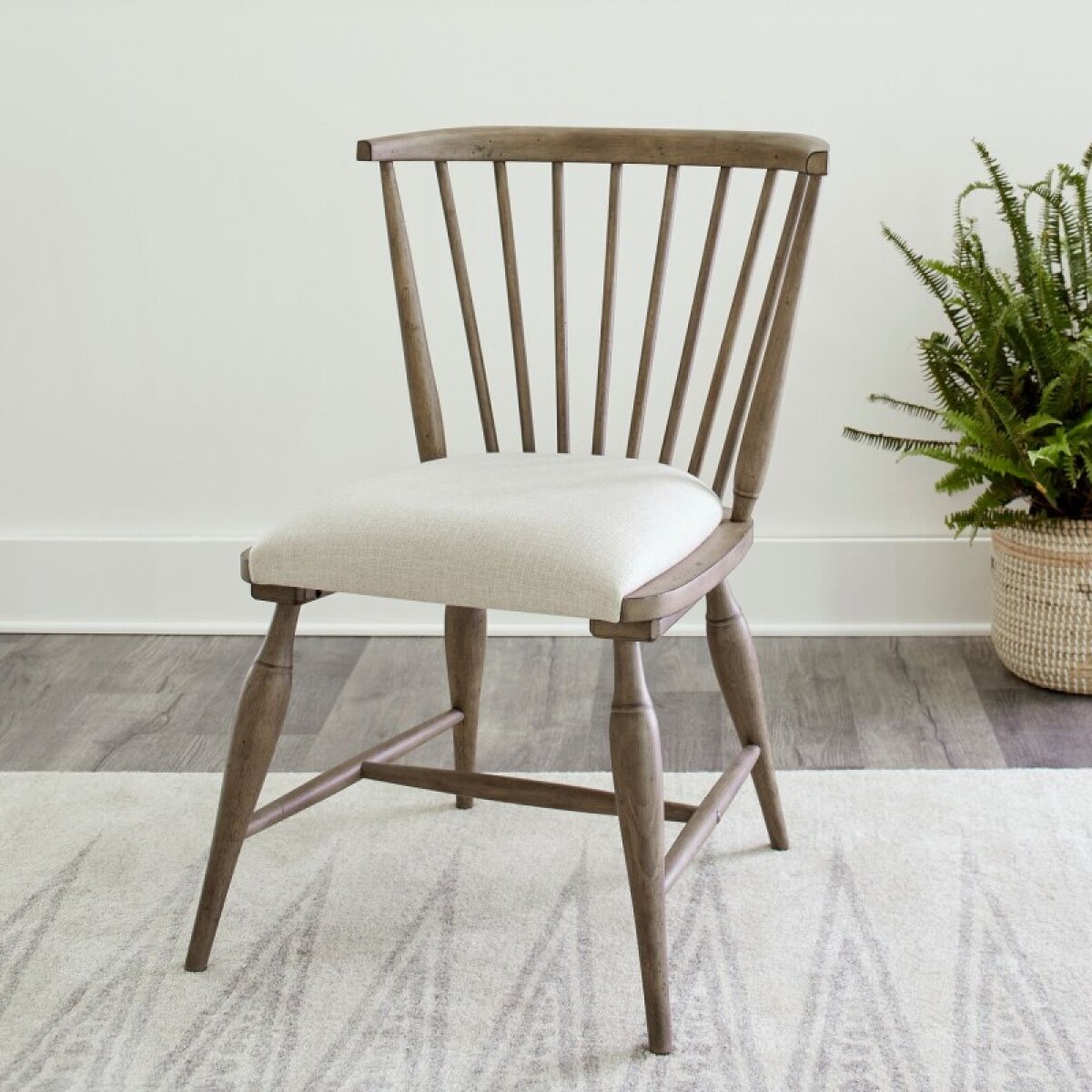99267779405595a2a0f738901c016519 Americana Farmhouse Uph Seat Windsor Chair (RTA) - Image 1