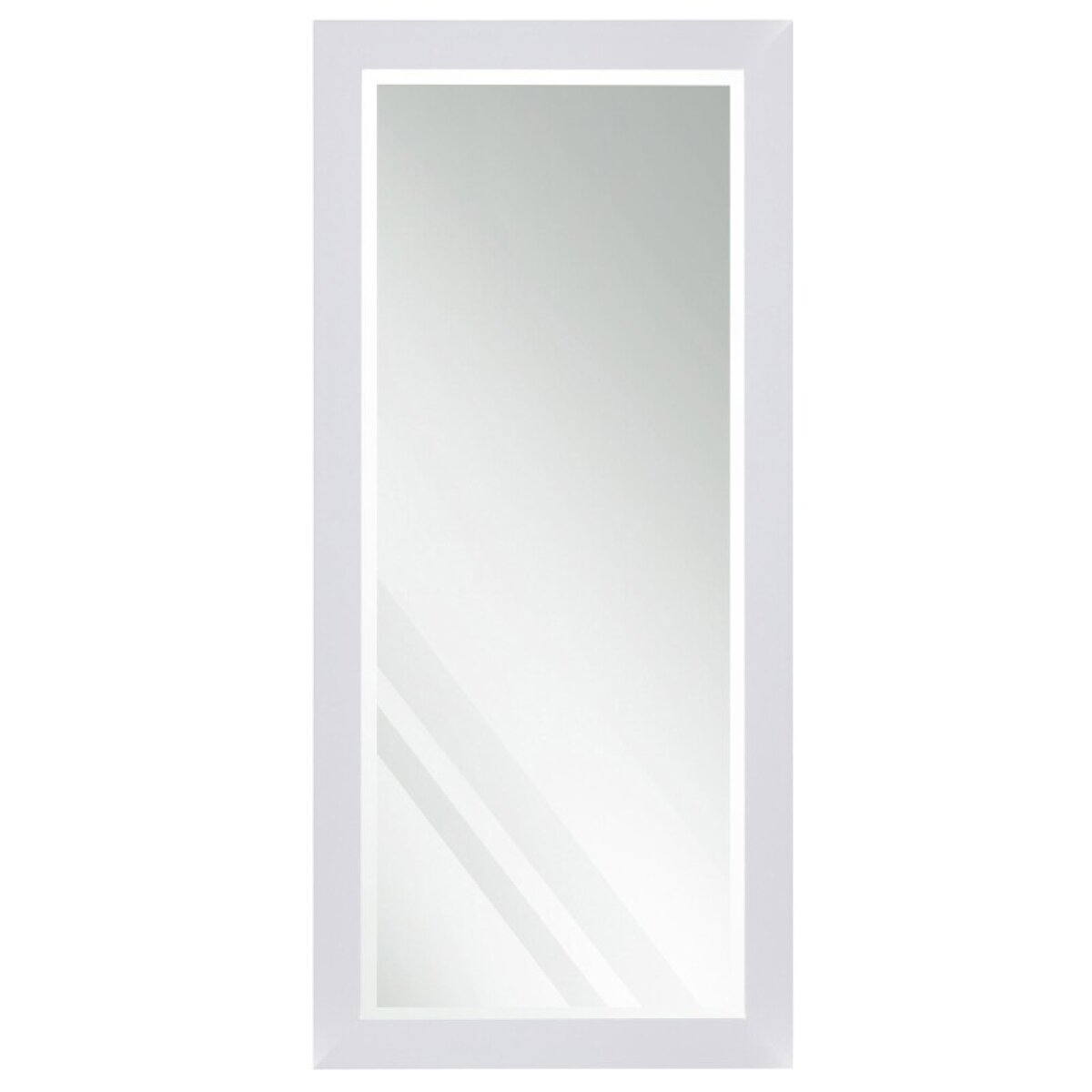 994385d51c06bdeaae6c51699a7cd5af Rectangle Mirror With White Finish - Image 1