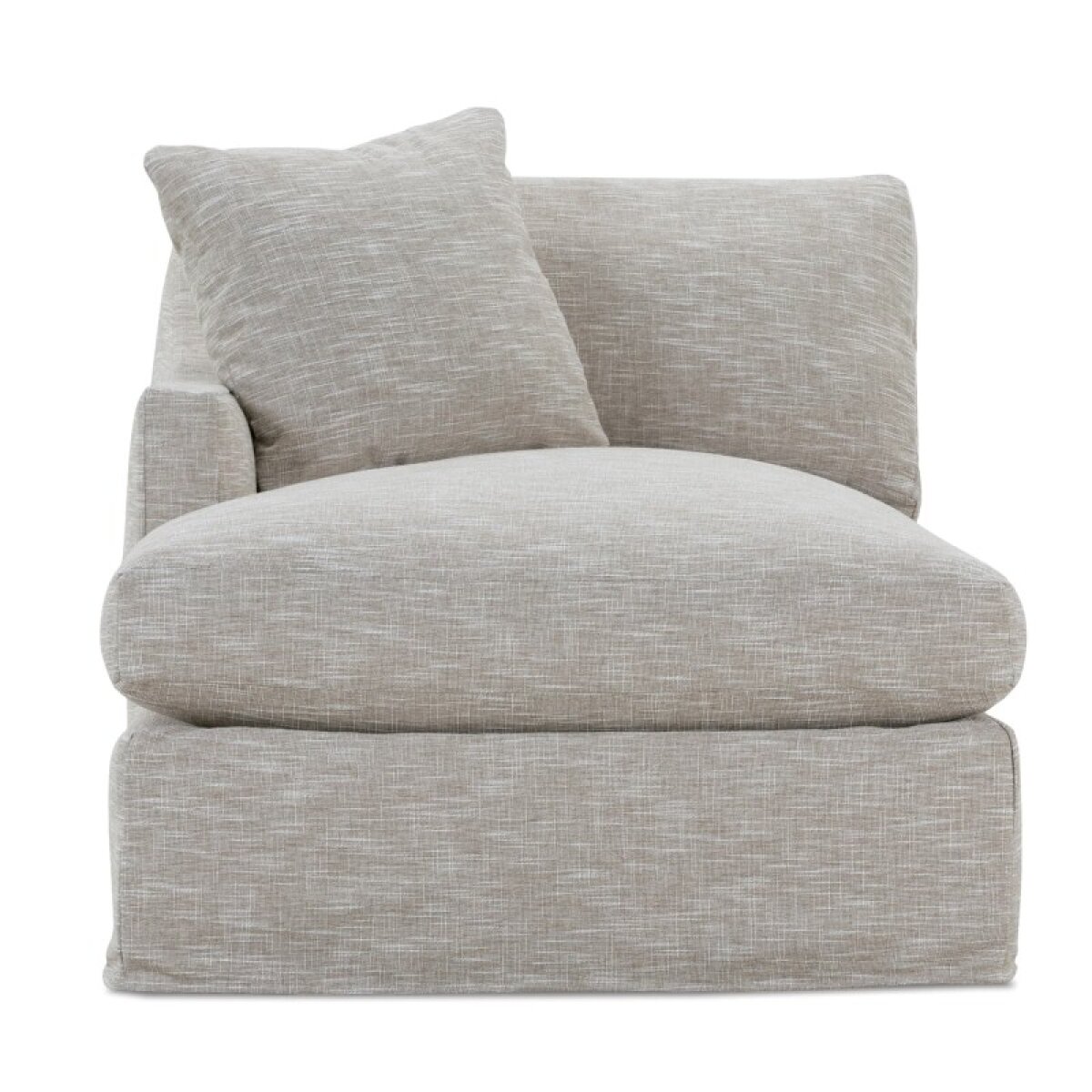 998a1f72981f2a09bbde1a107e6e076b Bradford Slip Chaise P604-SLIP-110-PA Putty - Image 1