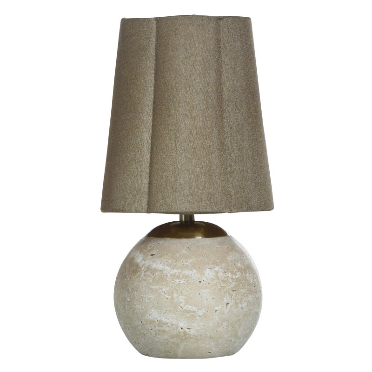 99ee6bb0af9cb1e24f71d137d1255367 Rosalind Tamara Day For Stylecraft Stone And Brass Accent Lamp - Image 1
