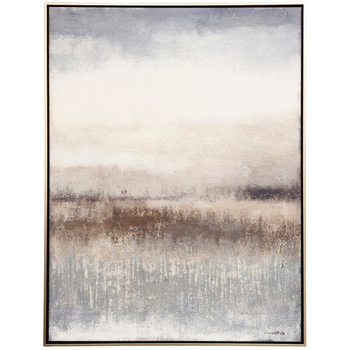 99ef9af5582e49fb7d38010d57895cd3 Willow Marsh Norman Wyatt Home Framed Canvas - Image 1