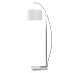 Brushed Steeel Steel Floor Lamp