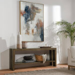 Troy Solid Wood Rectangle Console Table - Image 8