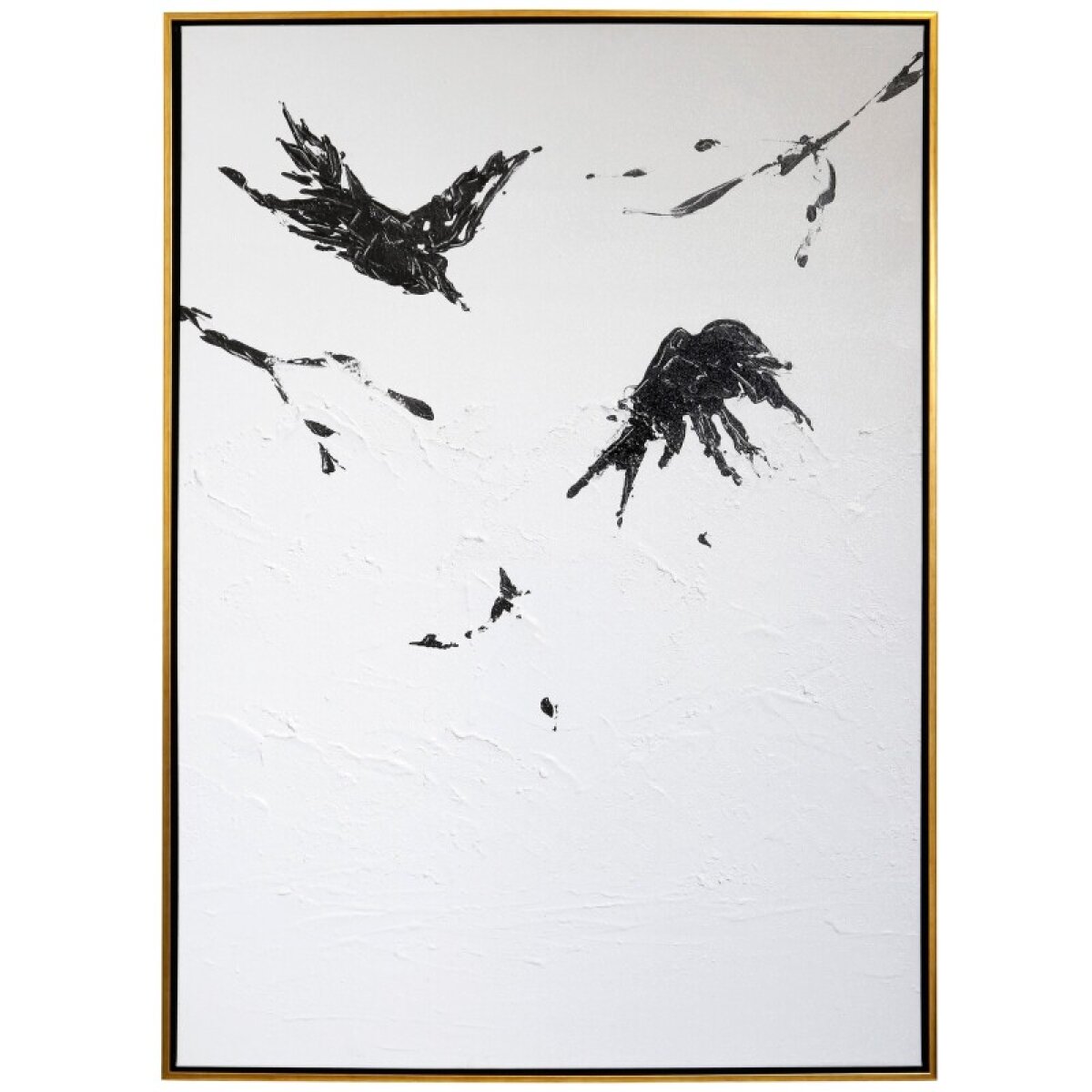 9a65fede7fac9d12c0c5fa0c4c5787b5 Dann Foley Lifestyle Abstract Birds I Framed Canvas - Image 1