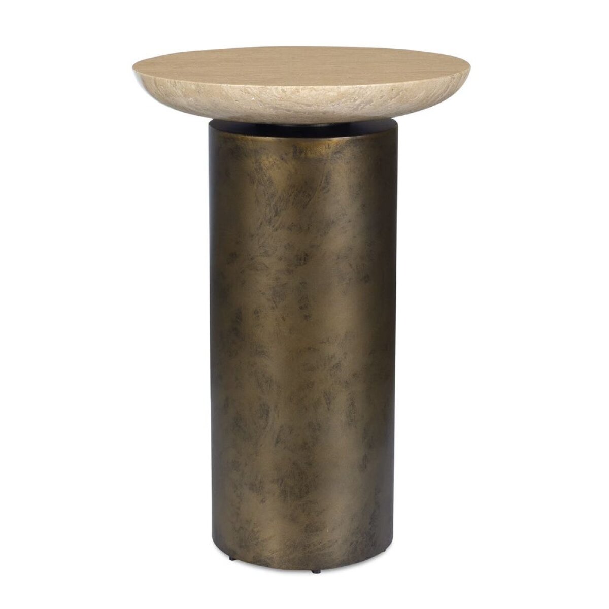 9ad7cae38d0bb3f344a0062165ee360b Oslo Indoor-outdoor Accent Table, Brass, 2 Cartons - Image 1