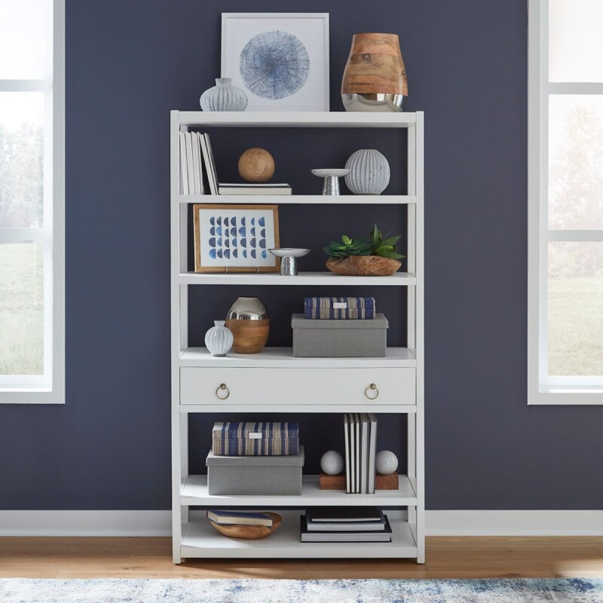 9ae5e3af1246fca82b88b3926c807b36 East End Accent Bookcase - Image 1