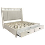 Americana Modern Bedroom King 6/6 Shelter Bed - Image 4