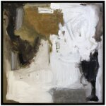 Sideways Framed Canvas Art | Hand Painted Abstract | 1.5 Inch Frame