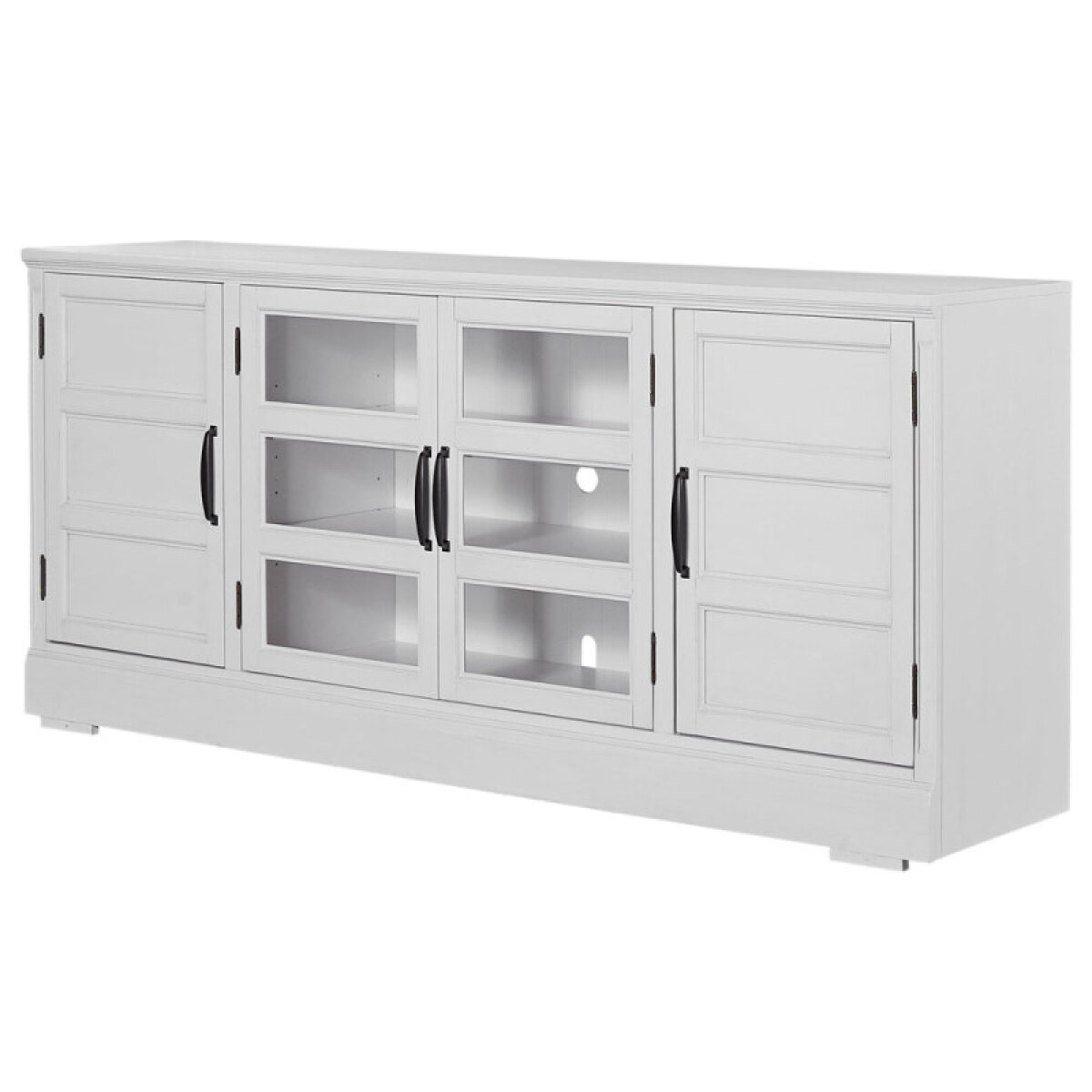 9ba62bfdbb86eb95460267694c7b338f Shoreham - Effortless White 76" Tv Console - Image 1