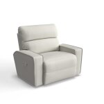 Maddox Power Reclining Chair And A Half W/ Headrest & Lumbar - Image 3