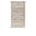 Adelaide Solid Wood 6dwr Chest - Natural Cream Wash - Image 3