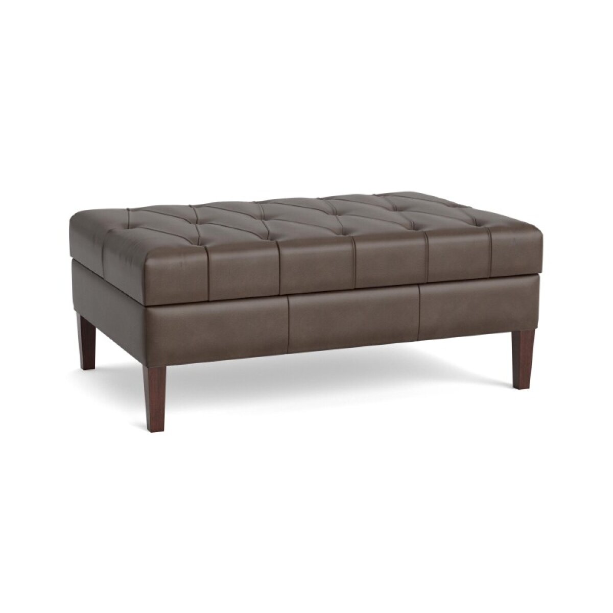 9c1226b0c11781363706ed180ff75ea8 Dover Leather Rectangle Ottoman - Image 1