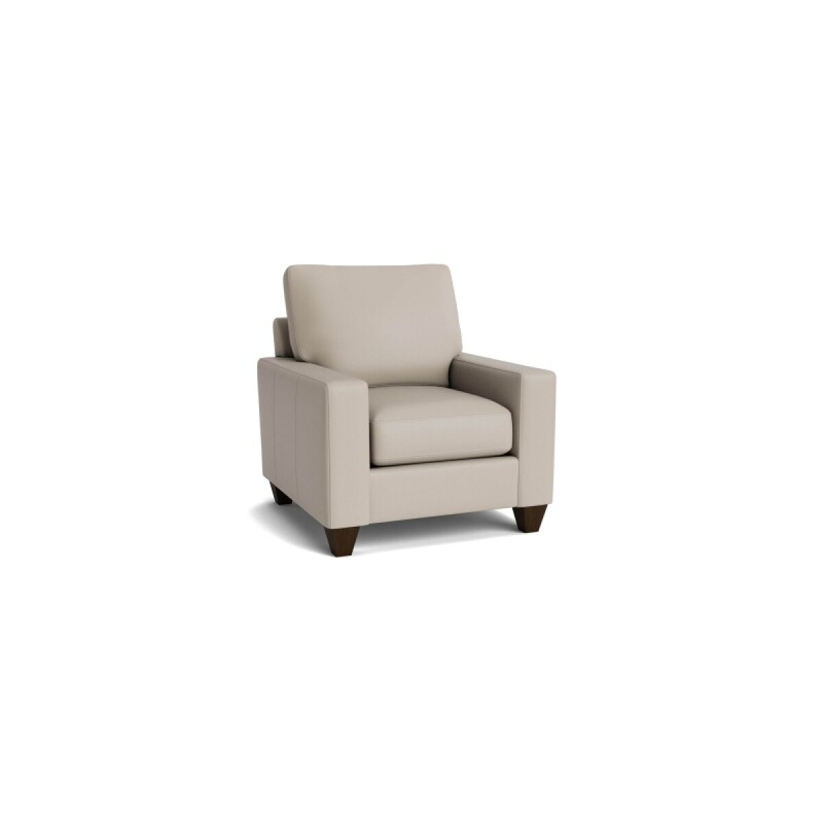 9c210e1156d0dd3569e9285d5abbce13 True Custom™ True CustomĀ® Leather Large Track Arm Accent Chair - Image 1