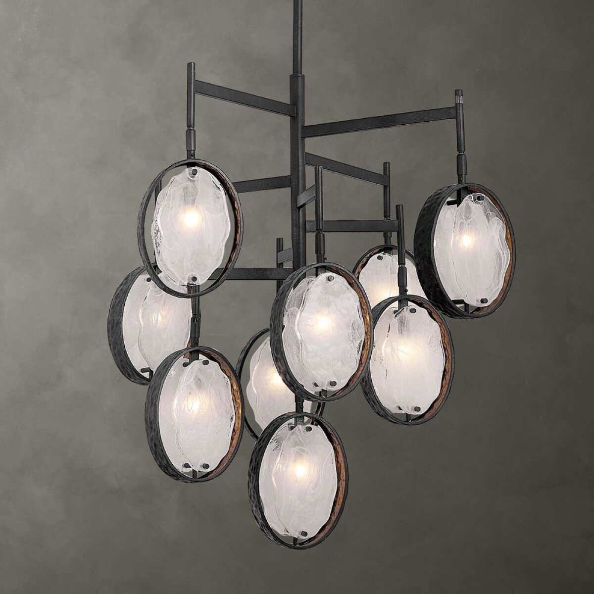 9d5408fed2dd2a098eca0d12cc829327 Maxin, 9 Lt Chandelier - Image 1