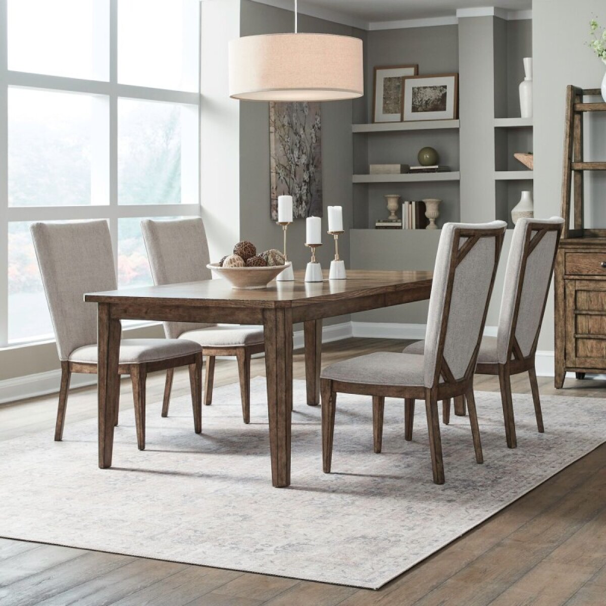 9d68e89da4a307ecceb67546b8200664 Carolina Park 5 Piece Rectangular Table Set - Image 1
