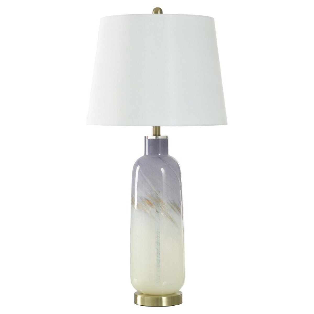 9e0960696ebcc1f40e2c3048c5cff2c0 Lavender Mist Glass Table Lamp - Image 1