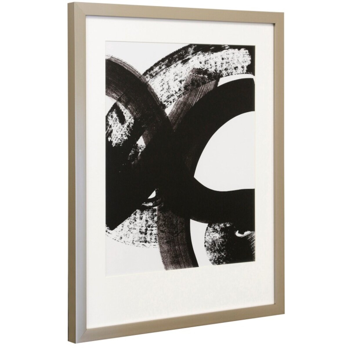 9edfcb733a97ccaf0c156abcc6614780 From Vision To Dar Reality I Framed And Matted Abstract Print Under Glass M - Image 1