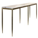 Ardin Console | Marble Top With Metal Legs - Image 3