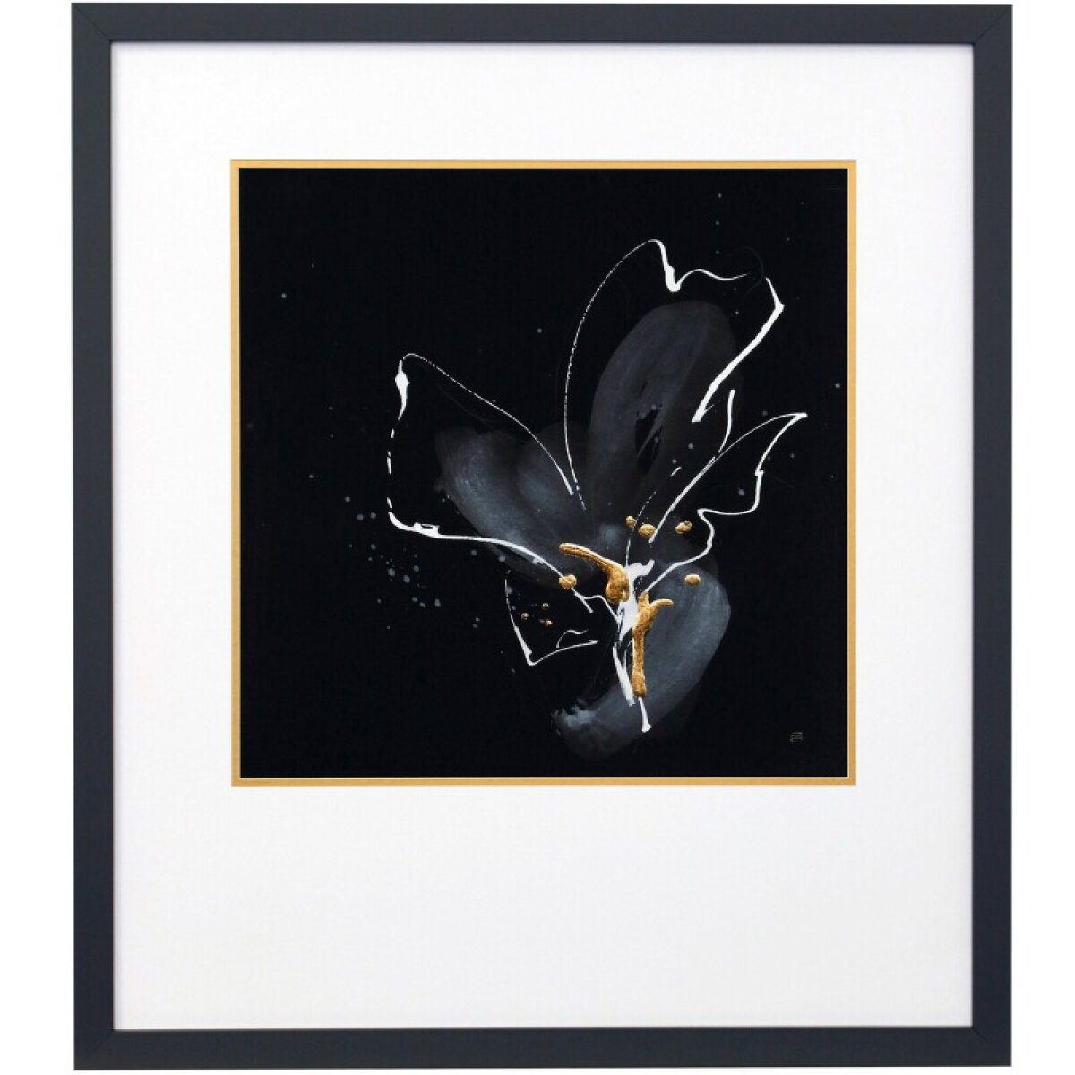 9f3584cf81c81275a9be7d896b32eca6 Modern Flower Iii Framed Print Under Glass - Image 1