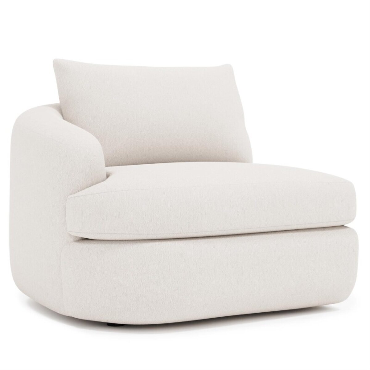 9f884f95872fa261fbb04d204542bede Jules Fabric Left Arm Chair Without Pillows - Image 1