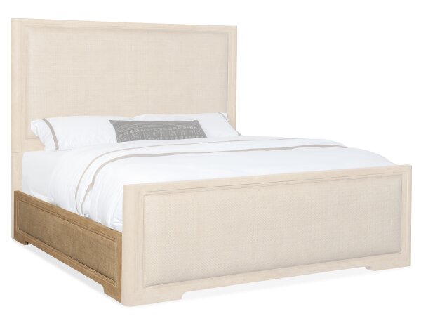 Bedroom Retreat Queen Cane Panel Bed - Image 4