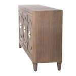 Brooks Sideboard Three Door Buffet Cabinet Made Of Straight Grain A - Image 3