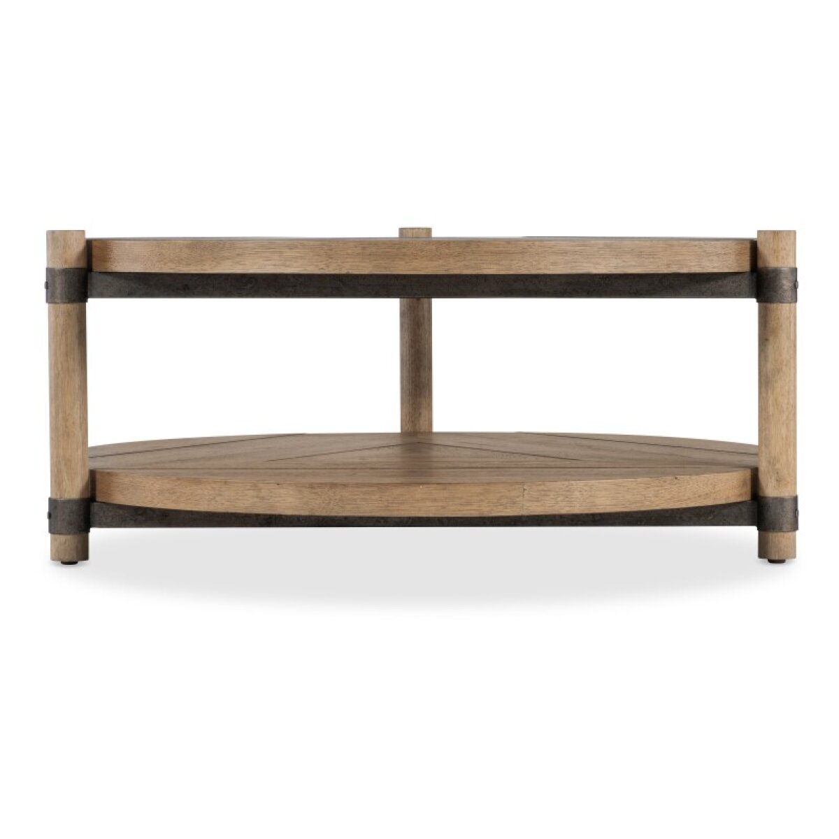 a05dadbf8e78aaead1539f3f80b9e5f7 Living Room Vineyard Row Round Cocktail Table - Image 1