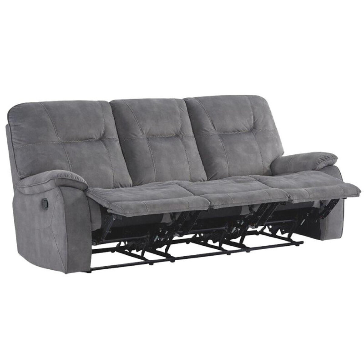 a0b8f539f537f4d6ff88cd77e25e8777 Cooper - Shadow Grey Manual Triple Reclining Sofa - Image 1