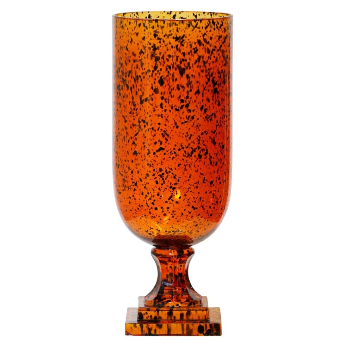 a0cb748f61589147b79585b3fb48739f Amber Tortoise Glass Vase - Image 1