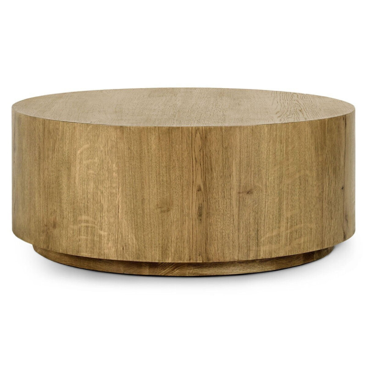 a0d1fd49ba115a4b401f1fac4f72b6bf Layne Solid Wood Round Coffee Table W/casters - Image 1
