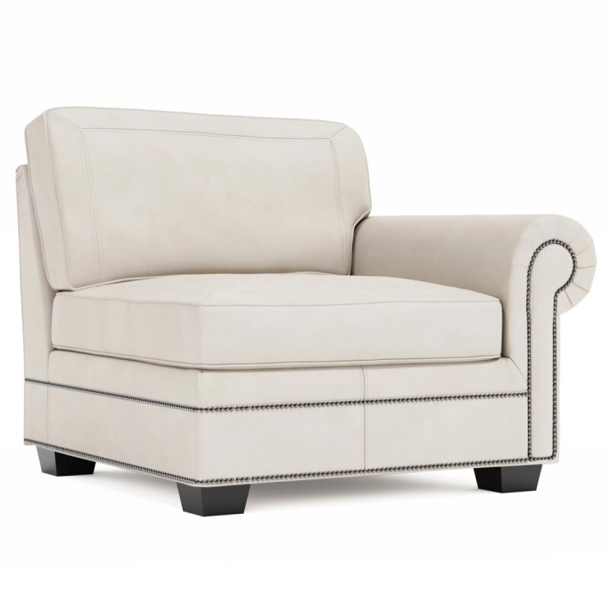 a19a65d21775dea4c1b2f9c499cc5d49 Grandview Leather Right Arm Chair Without Pillows - Image 1