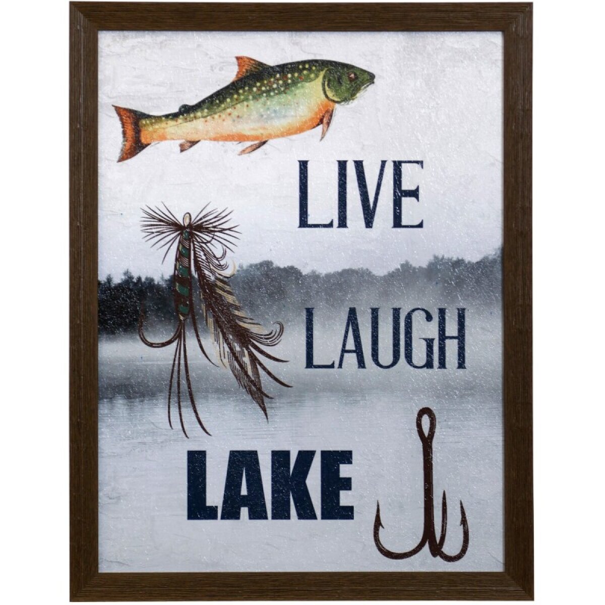a19c3330fef63e3b65d8912b2d8c525f Lake Family I Textured Framed Print - Image 1