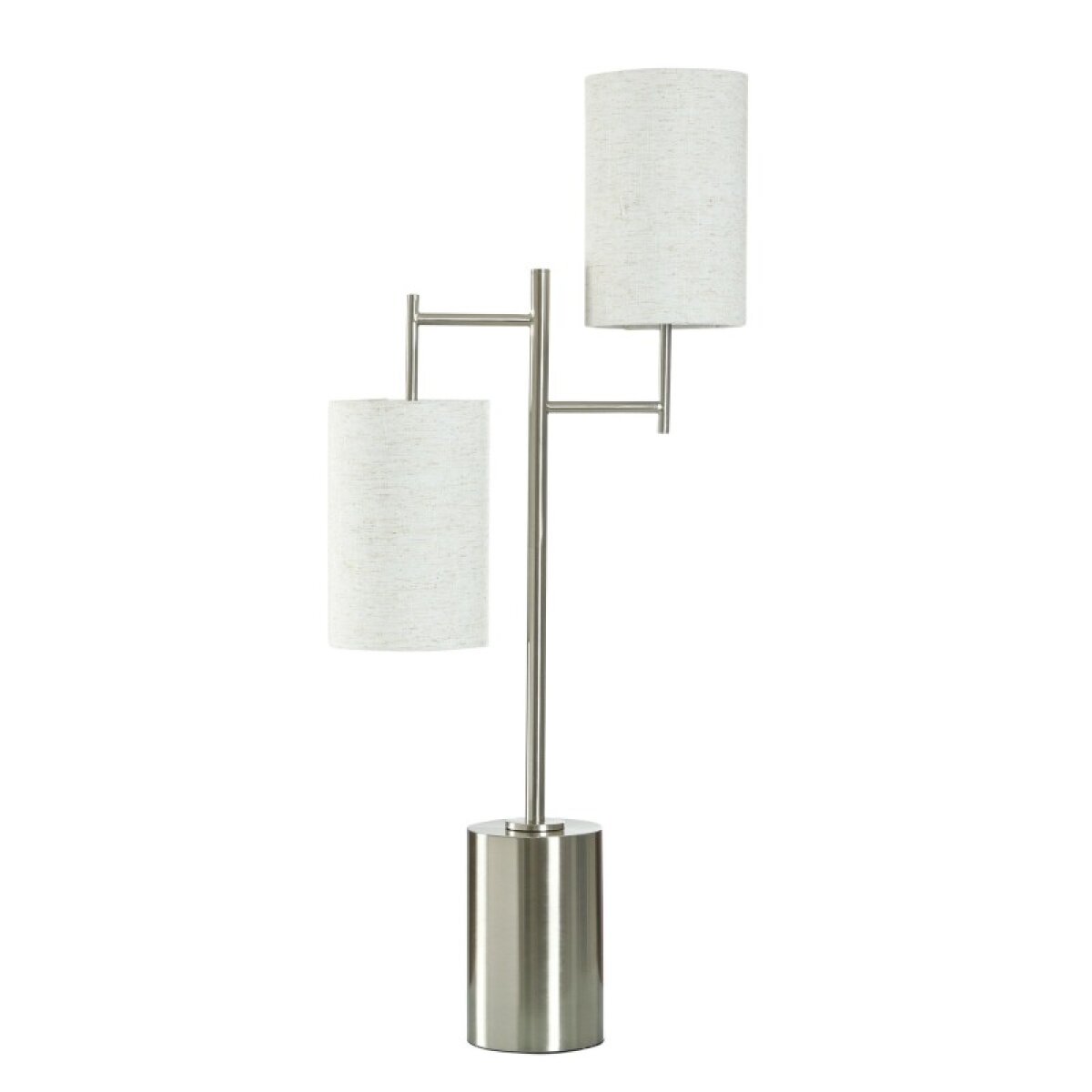 a22a5a2260ab1f1e4de2ce67411f6cf4 Brushed Steel Steel Table Lamp - Image 1