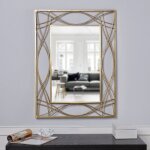 Antique Gold Metal Wall Mirror - Image 7