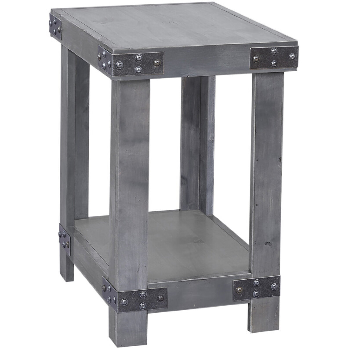 a23dec048b3c22ceb91cc1fc3586e199 Industrial Chairside Table DN913-GRY - Image 1