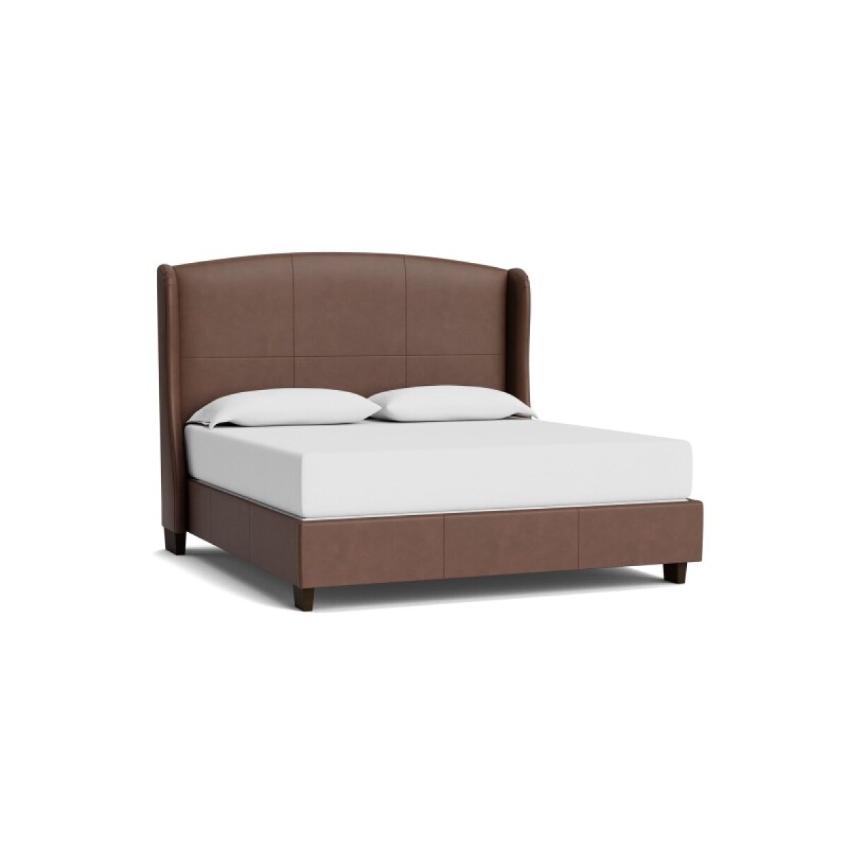 a2414056c59a13dd50f248eefafa6162 Paris Leather Upholstered Bed - Image 1