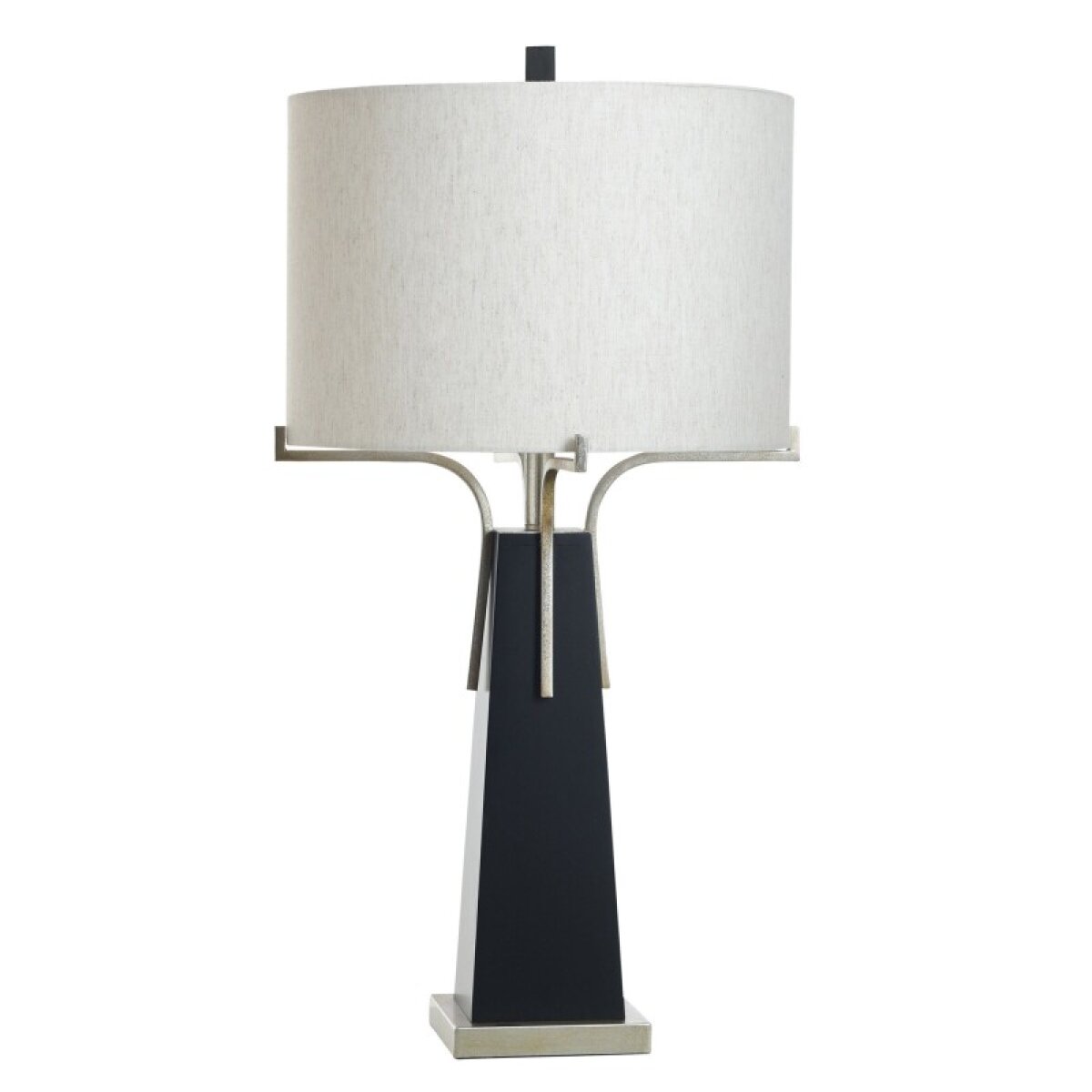 a29efe693af130b18c18efdbf2b2434f Sergy Silver Wood Table Lamp - Image 1