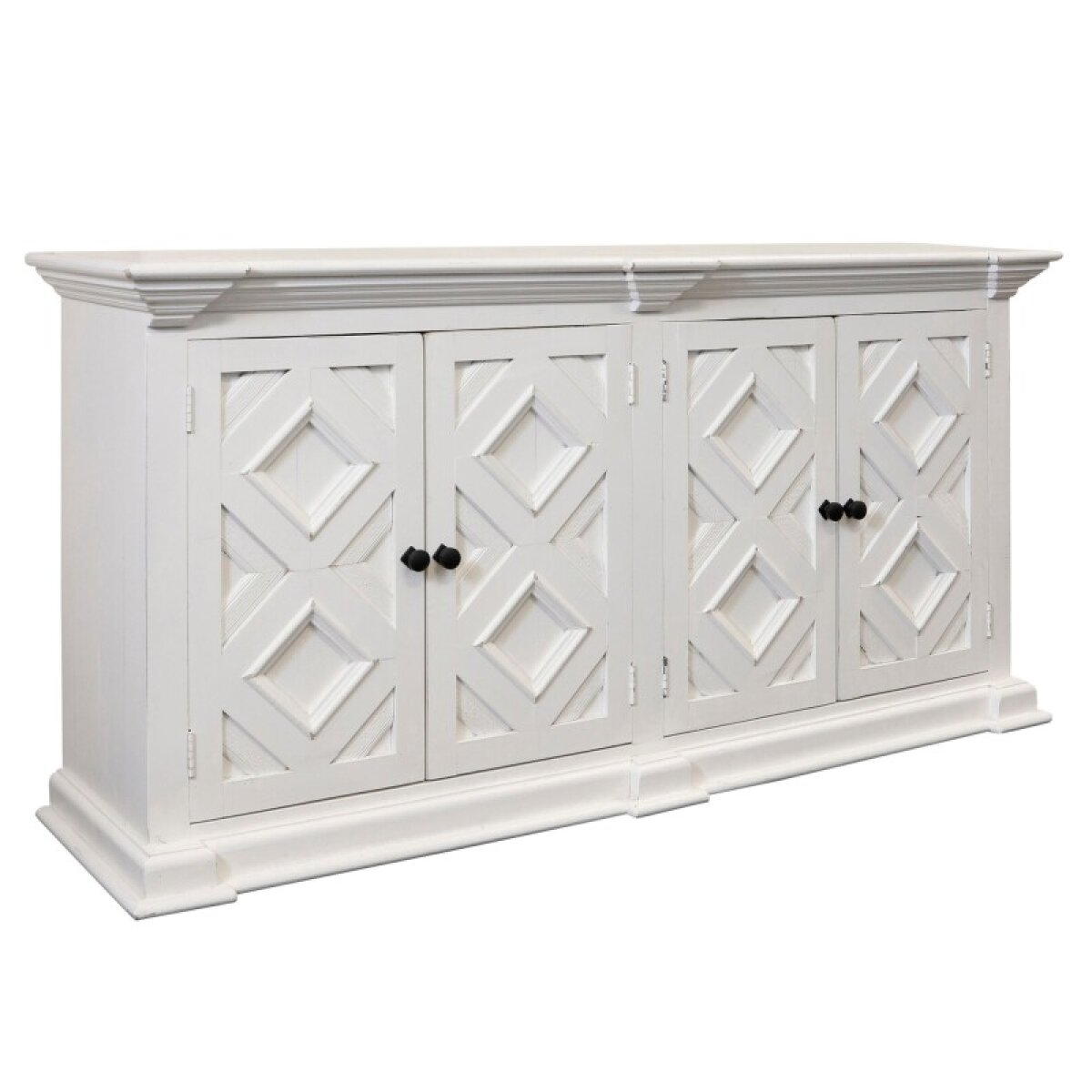 a2a1dfc8e972d5da1d3832713a56231b Diamond Pattern Three Door Sideboard - Image 1