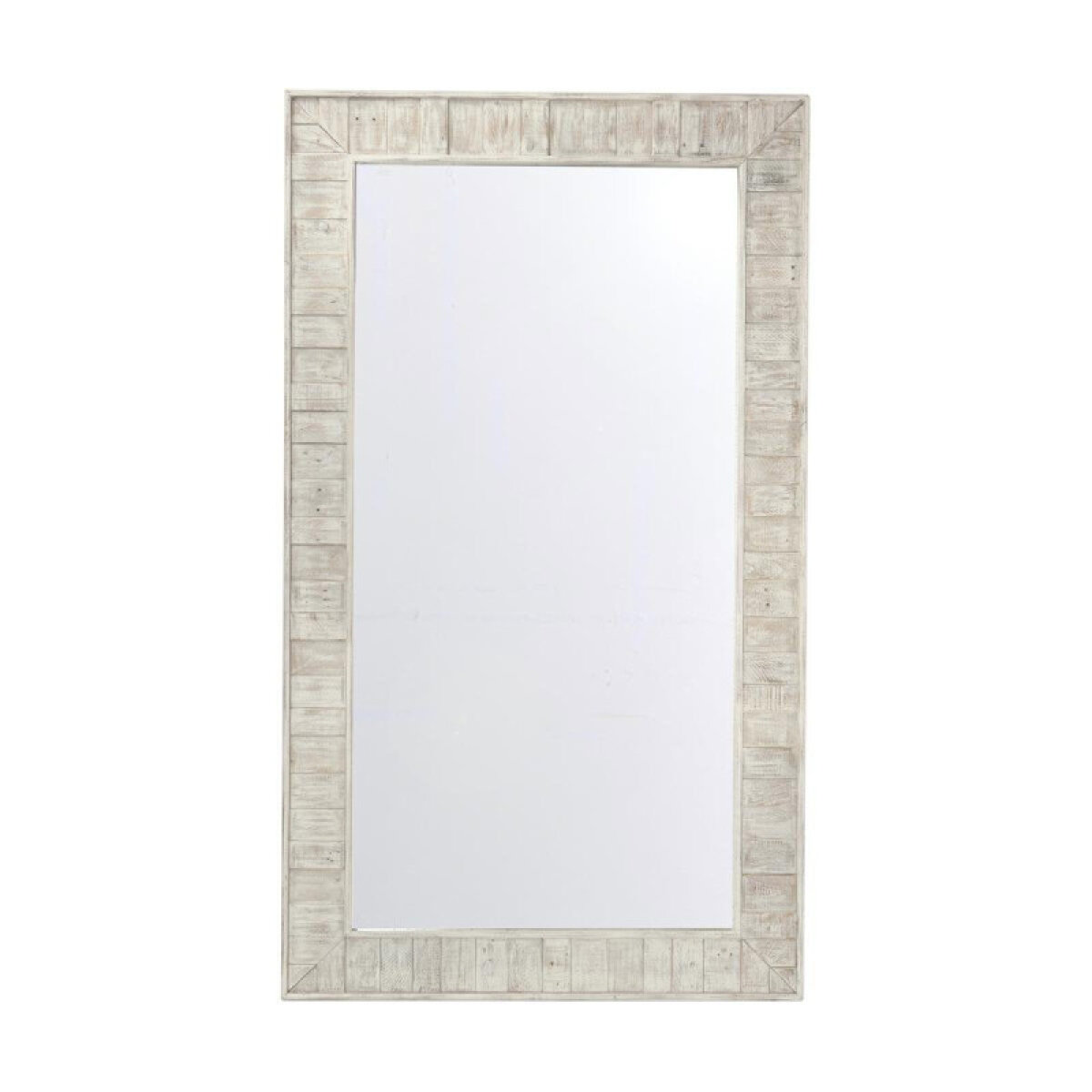 a2cd8ad5697d14db54d13399a51970e1 Astrid Solid Wood Floor Mirror - White - Image 1