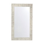 Astrid Solid Wood Floor Mirror - White