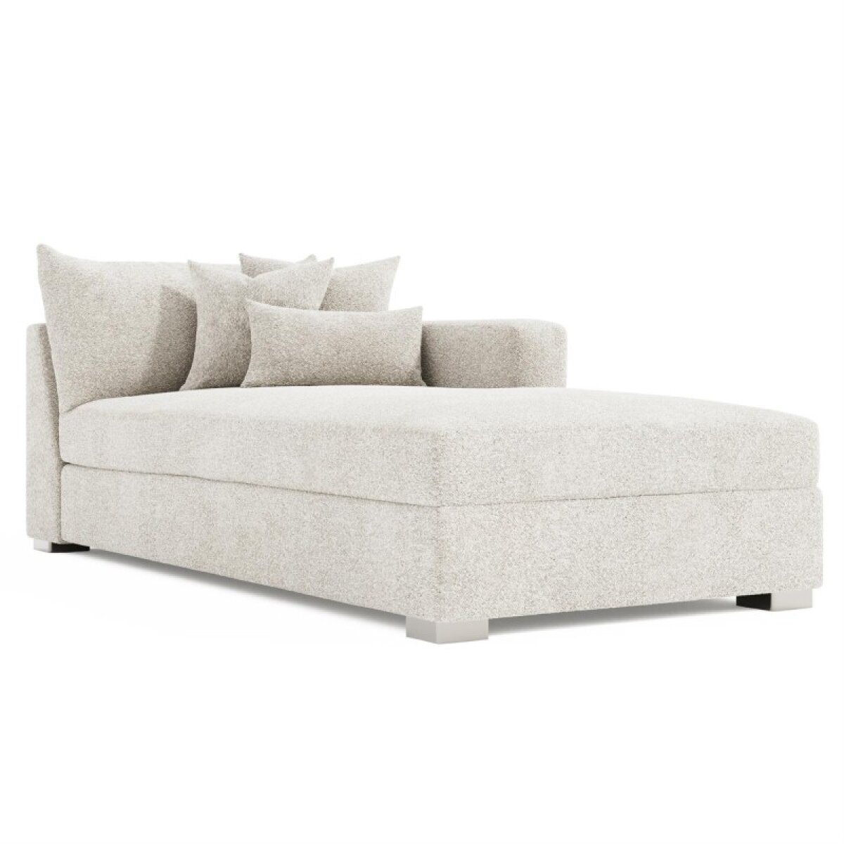 a2f432fb850ff5b407dc87f14d456af3 Helena Fabric Right Arm Chaise Metal Foot - Image 1