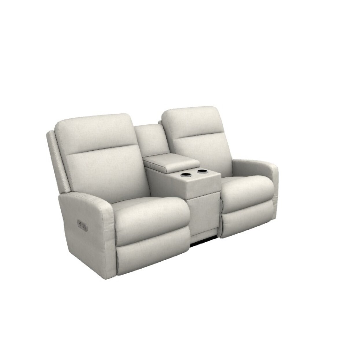 a36d787322328a2c2eb7c780eccfa2cf Finley Power Wall Reclining Loveseat W/ Console Headrest & Lumbar - Image 1