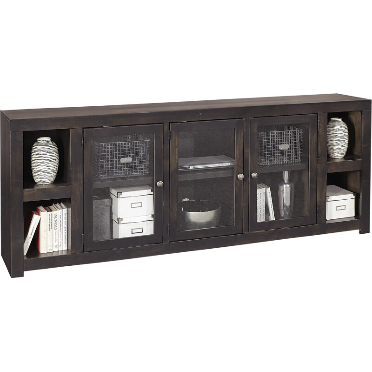a370e912bd5f3021ac98f31f5933e053 Avery Loft 84" Console W/ 3 Doors DY1263-GHT - Image 1