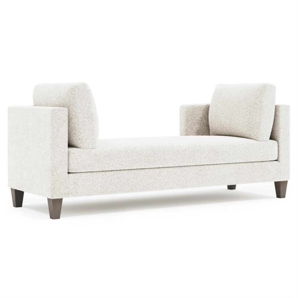 a3c46886ff693eb6f45cfa1d26e32706 Saxon Fabric Chaise Without Pillows - Image 1