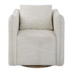 Corben Swivel Chair, White