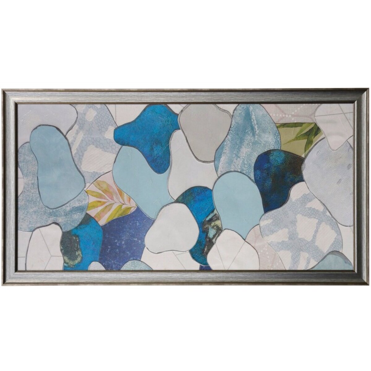 a40424daf8e0f5016a497594e312202a Kio Fish Pond Vi Textured Framed Print - Image 1