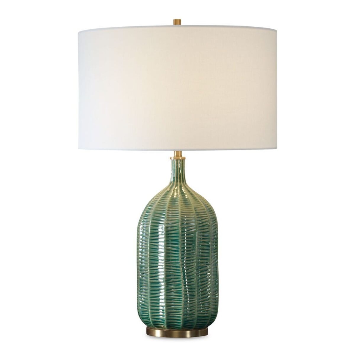 a411124902443f4c0f3accb6ae67add2 Bixby Green Table Lamp - Image 1