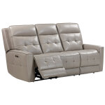 Canterbury - Pewter Power Zero Gravity Sofa - Image 5