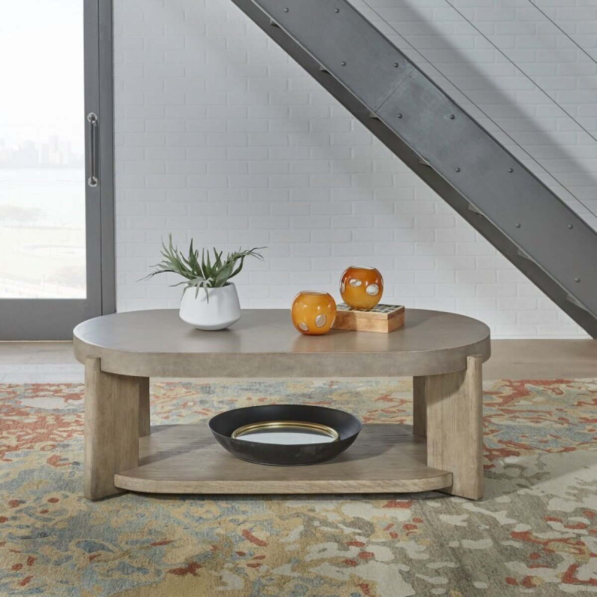 a45135b5709e8874f624eba3a0d52ad0 Affinity Oval Cocktail Table - Image 1