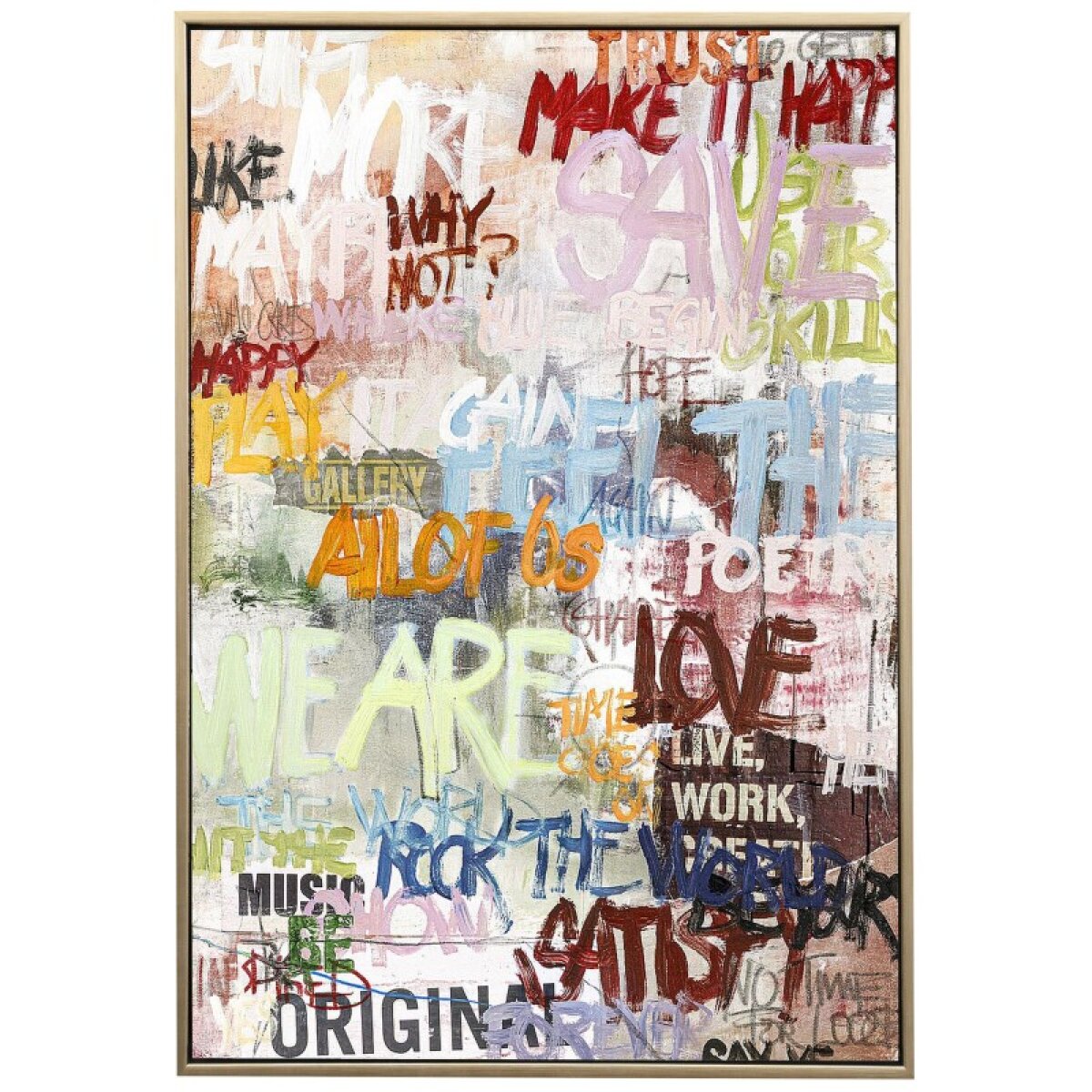 a4b309c0d7824f8de9ee2051d9f69212 Street Life Framed Canvas - Image 1